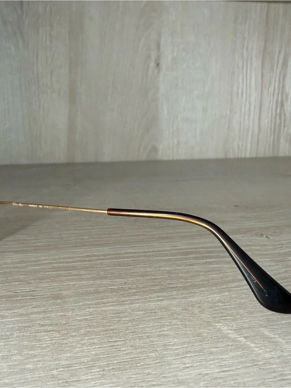 Ray-Ban RB3025 Aviator Classic Gold Brown Gradient Sunglasses Made in Italy